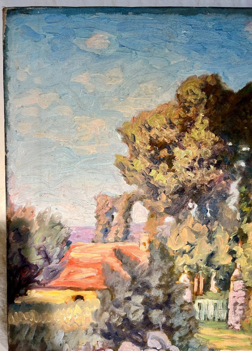 "after Vespers" Breton School-photo-1