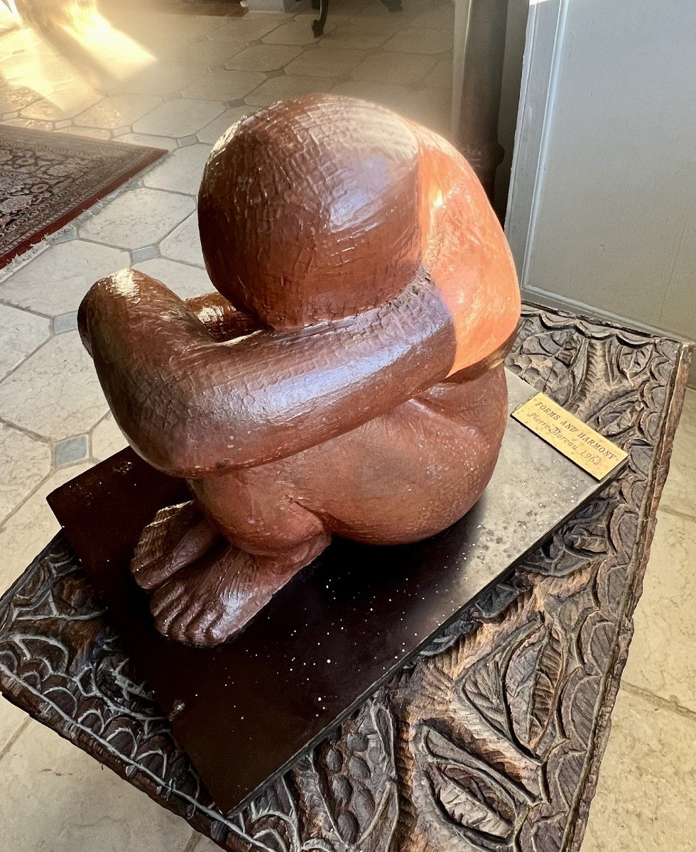 Sculpture En Terre Cuite "forms And Harmony"-photo-1