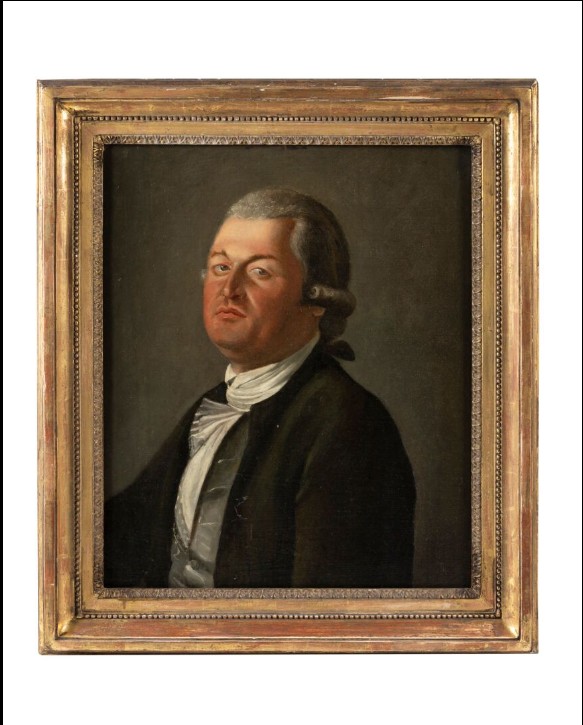 Portrait Of A Man, French School Of The 18th Century-photo-2