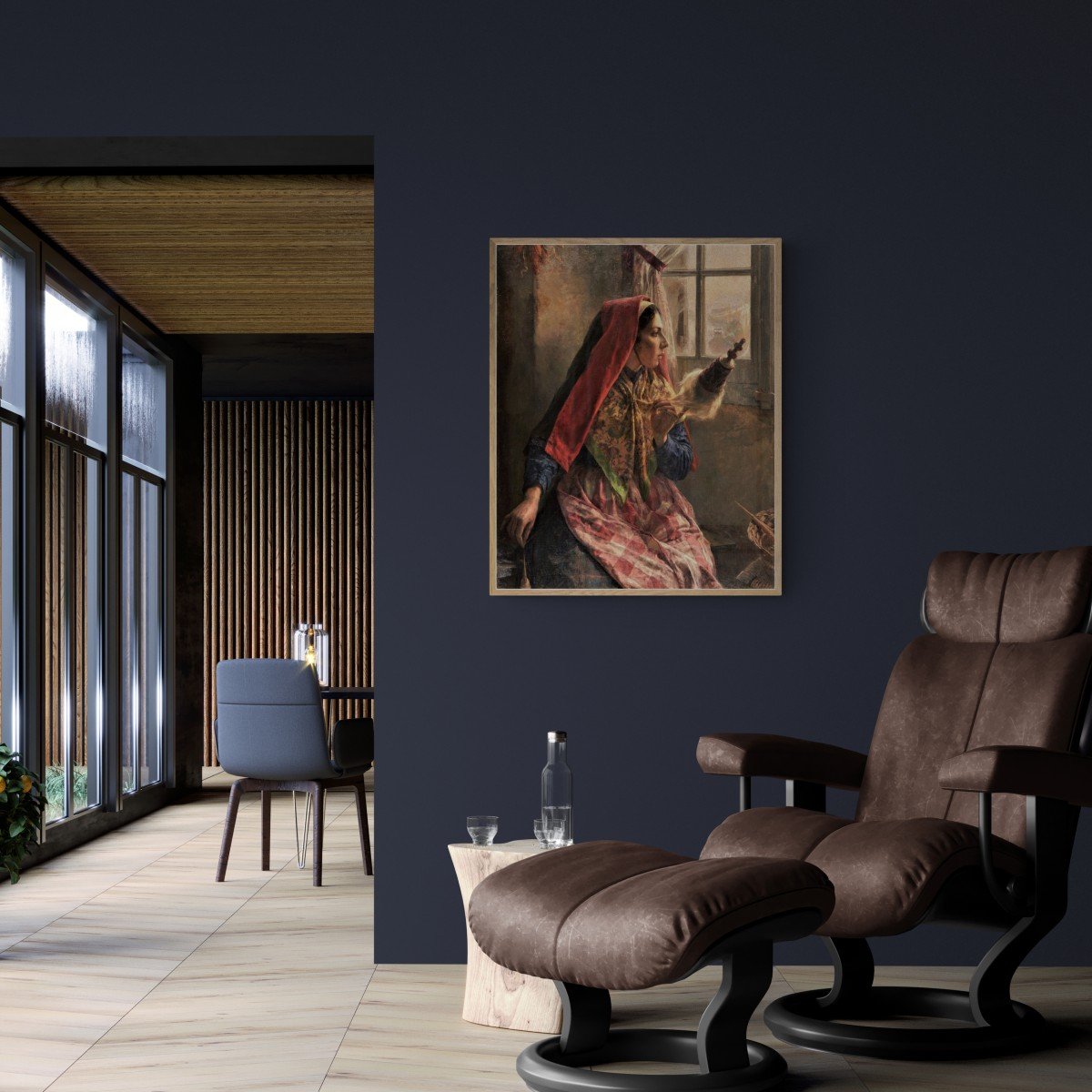 La Fileuse Marocaine  J. Edward Lacoste-photo-4