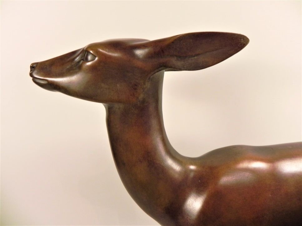 Wilhelm Krieger (1877-1945) The Doe Around 1920 -photo-1