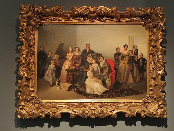 Portrait Of The Family Of Duchess Adèle Ozarowska Georg Von Bothmann (1810-1891) -photo-2