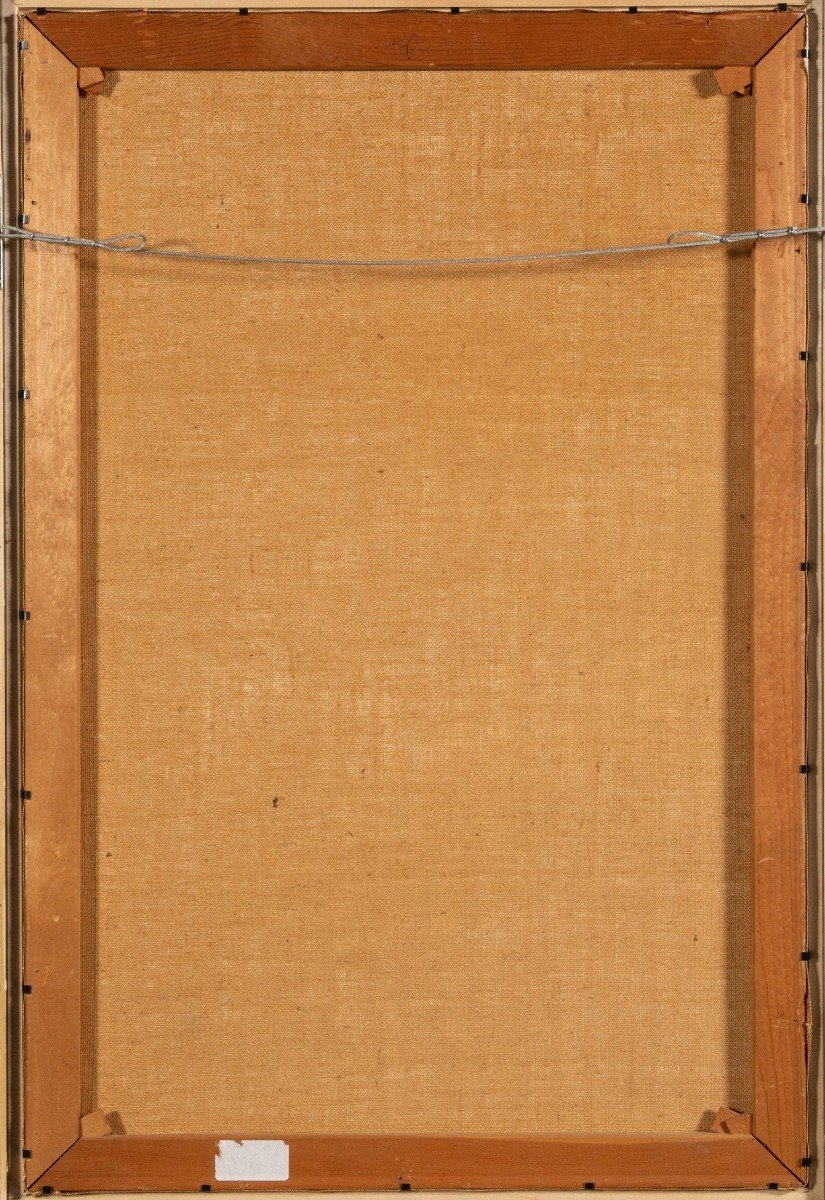 Tableau De Paysage Capriccio De Toni Bordignon (1921-), De Style Des Maîtres Anciens-photo-7