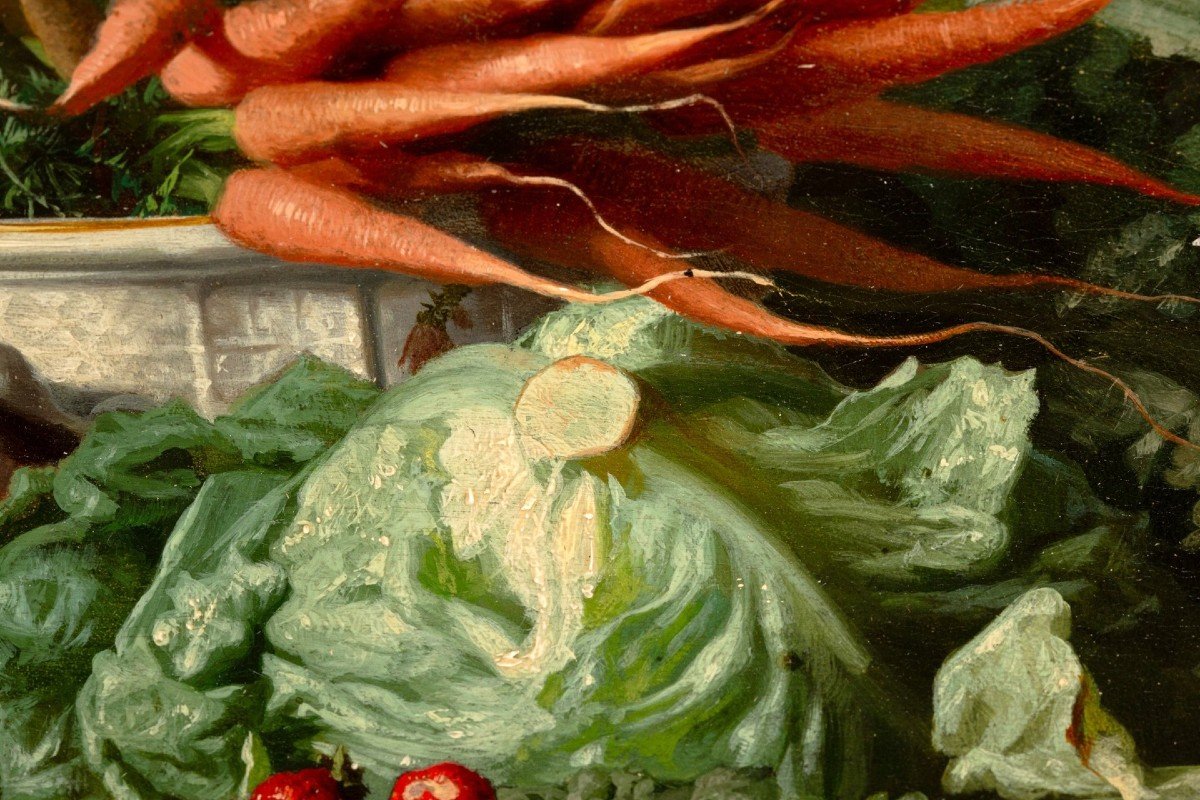 David émile Joseph De Noter (1825 - 1892) Nature Morte-photo-7