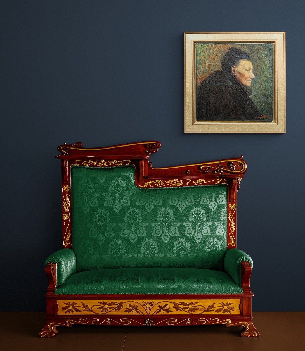 Edmond De Maertelaere (1876 - 1938) Old Woman, Pont Aven-photo-3