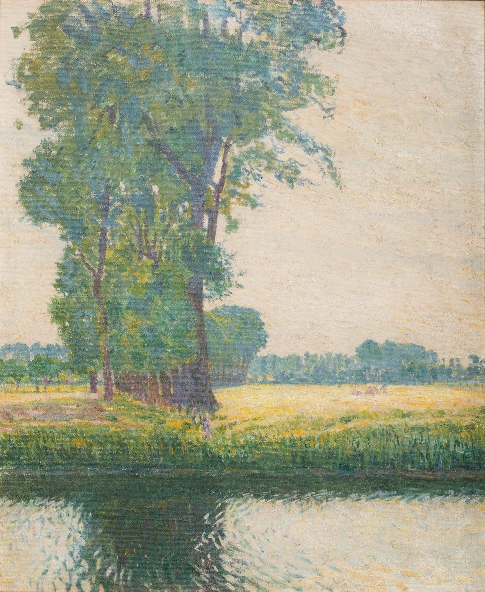 View Of Afsnee By Fritz Van Loo (1871-1957)