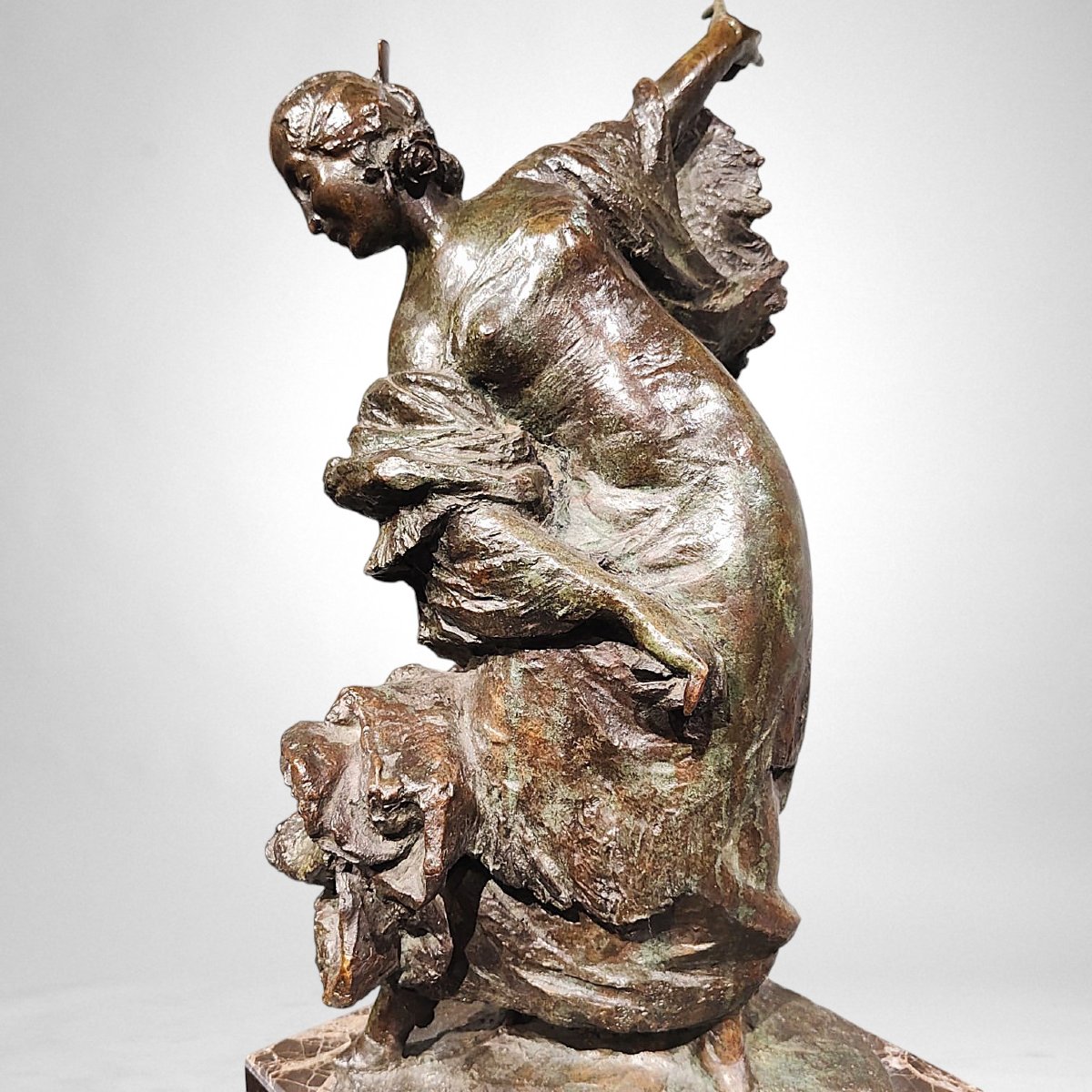 Flamenco Dancer – Bronze By Joanny Durand (1886–1955)-photo-4