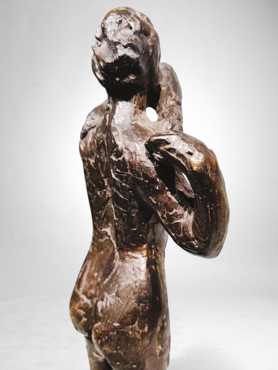 Danseuse Agrafant L’épaulette De Son Corsage – Edgar Degas, Fonte Valsuani, 1998-photo-6