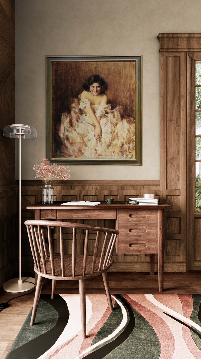 La Beauté De L’éveil, Huile Sur Toile Par Francesco Longo Mancini-photo-6