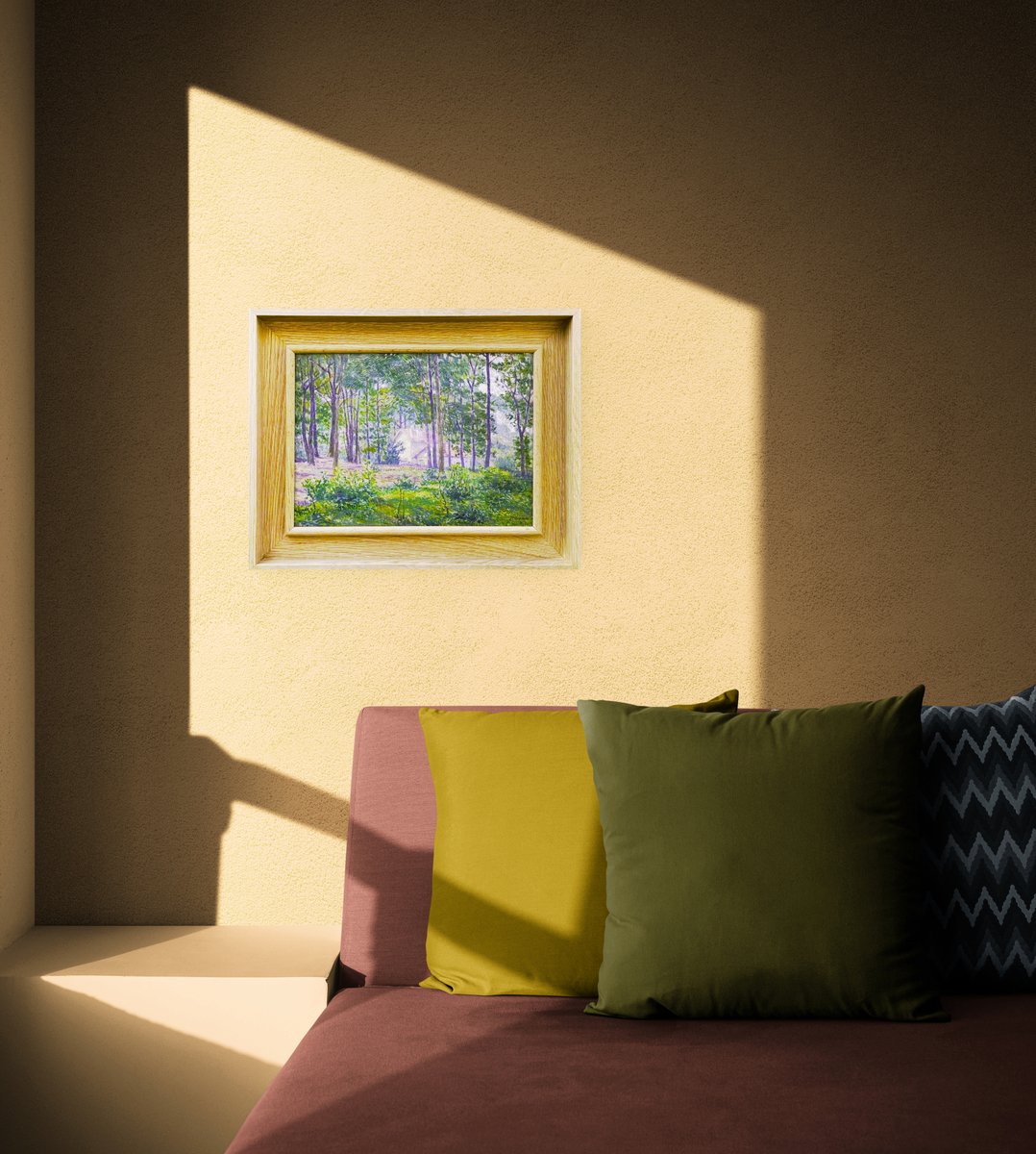 Bois près de Meudon (Versailles), Huile sur panneau par Fritz Van Loo (1871–1957)-photo-2