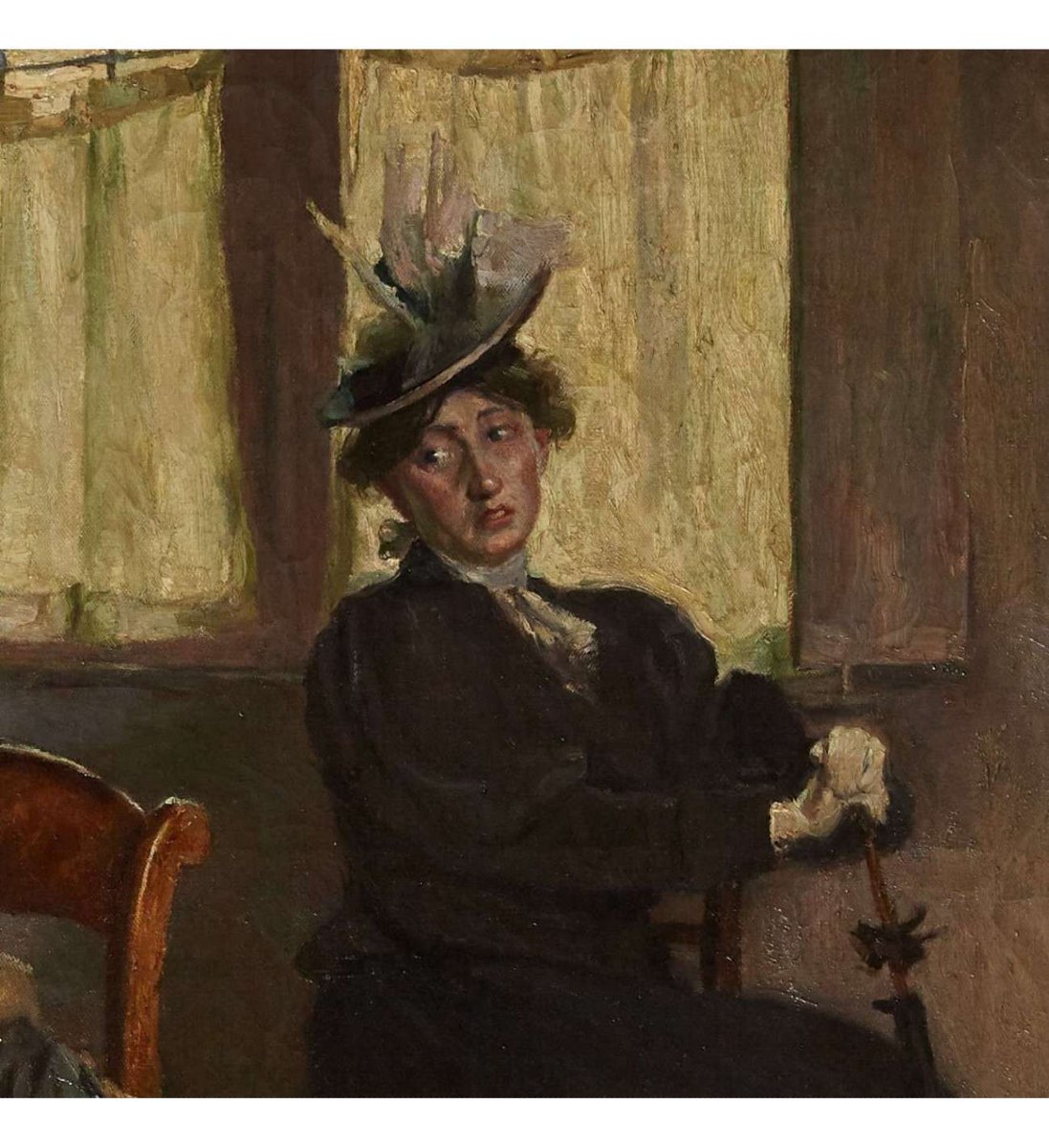 Van Aken Leo (1857-1904)+original Oil On Canvas, Mater Dolorosa-photo-4