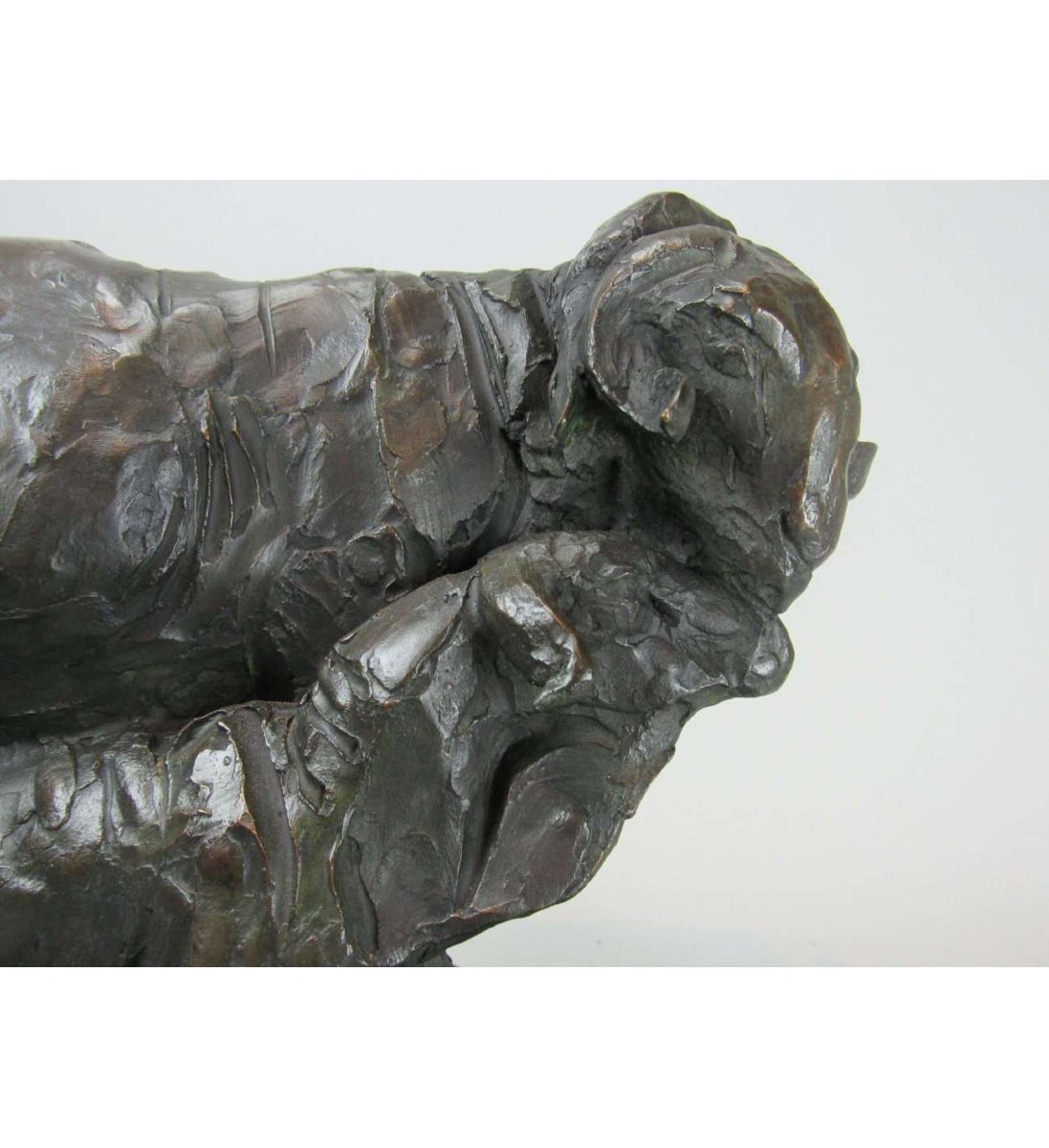 Albéric Collin (1886-1962), Bronze+ Ram And Sheep-photo-2