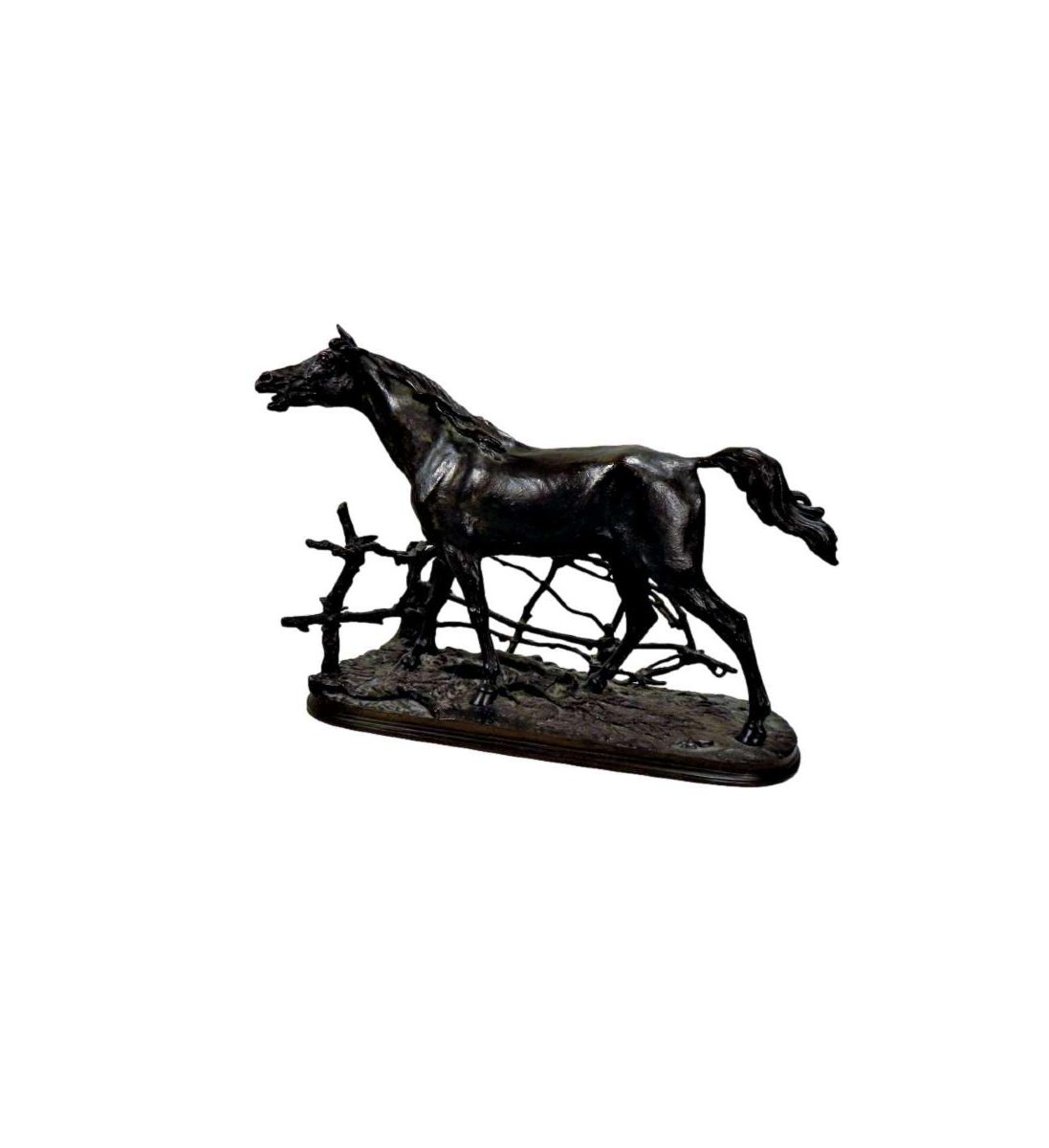 P.j. Mene 1846, Bronze Cast+ Djinn, Arabian Stallion