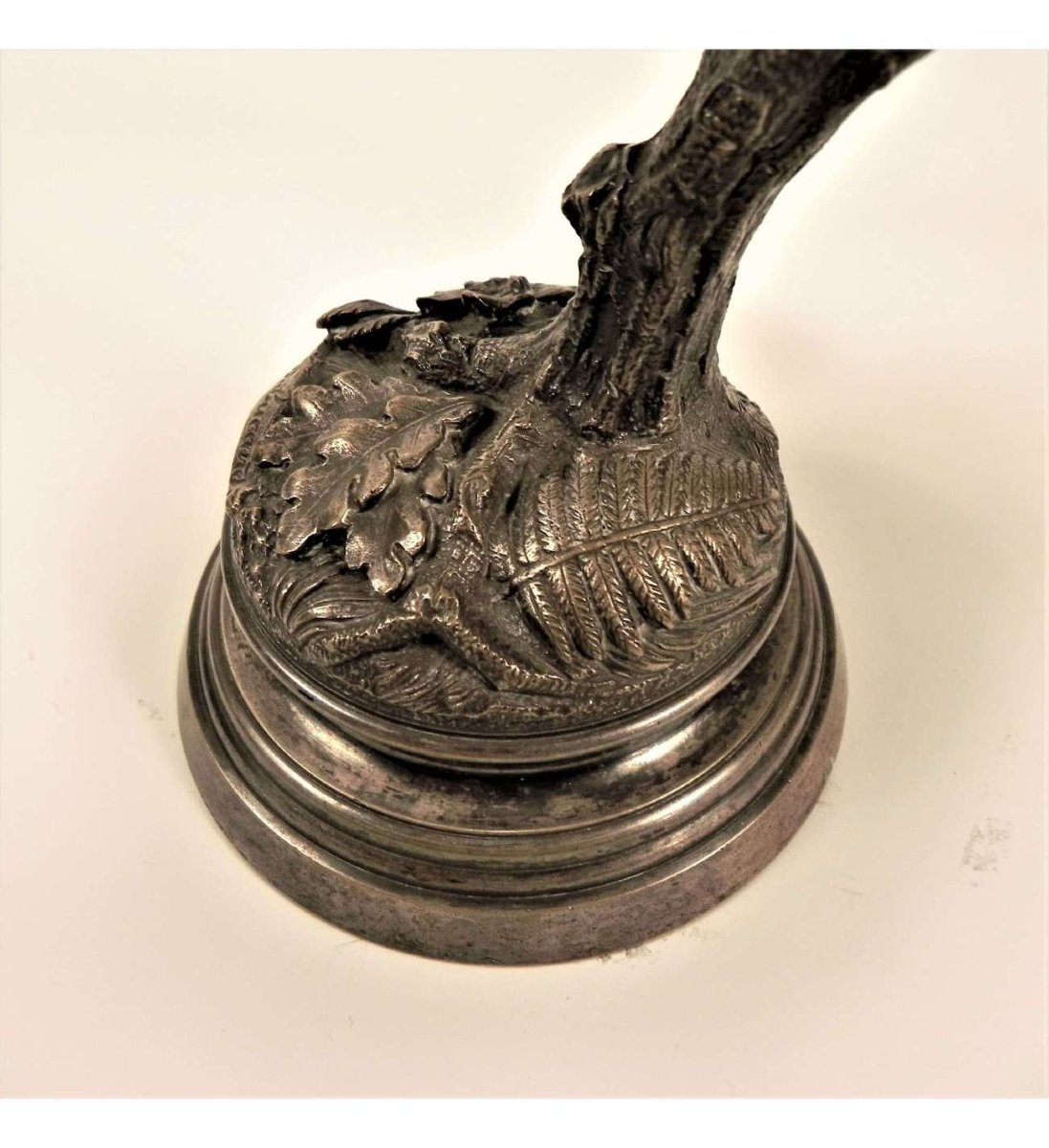 Bronze, Le huppe arrangeant ses plumes par Alfred Dubucand (1828-1894)-photo-2