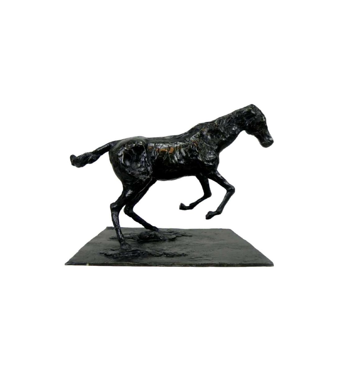 Edgar Degas (1834 – 1917), Bronze Cast + «horse Clearing An Obstacle»-photo-2