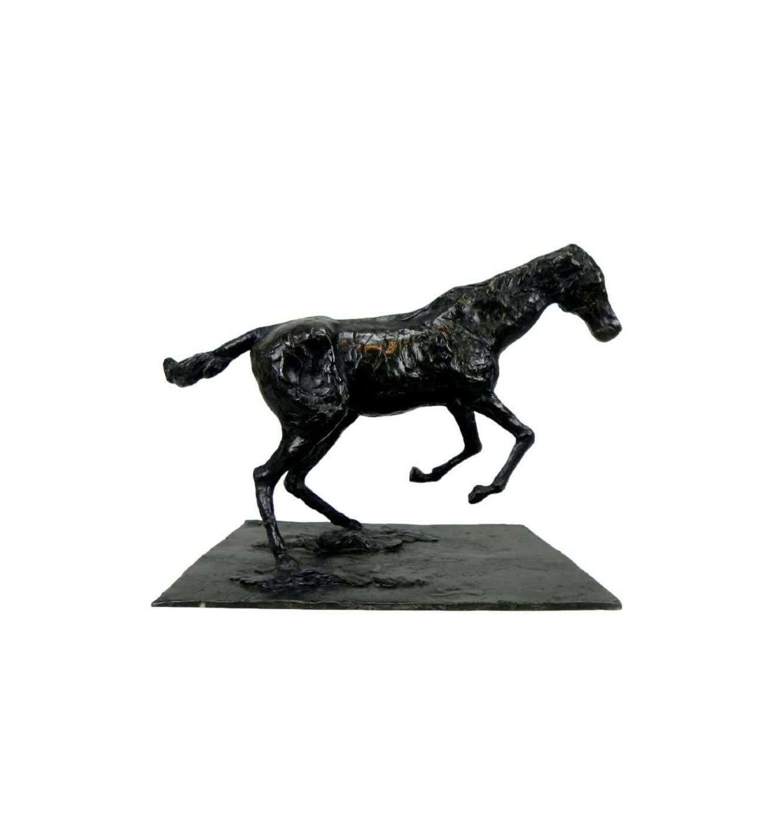 Edgar Degas (1834 – 1917), Bronze Cast + «horse Clearing An Obstacle»