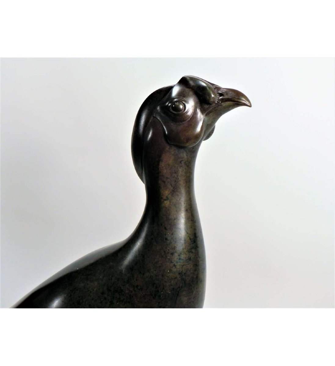 Profillet Anne-marie (1898-1939), Bronze+ Chinese Pheasant-photo-1