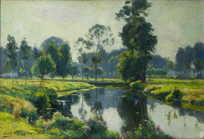 La Senne à Beersel - Louis Clesse (1889-1961)-photo-2