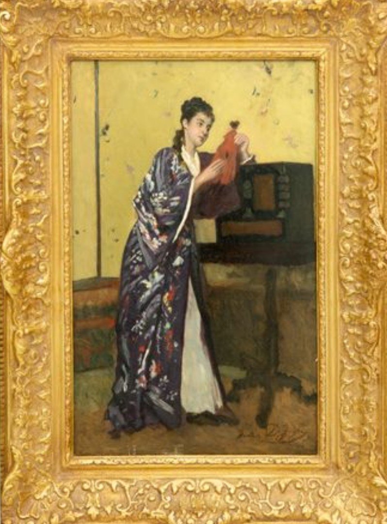 Le Kimono par Gustave  De Jonghe-photo-3