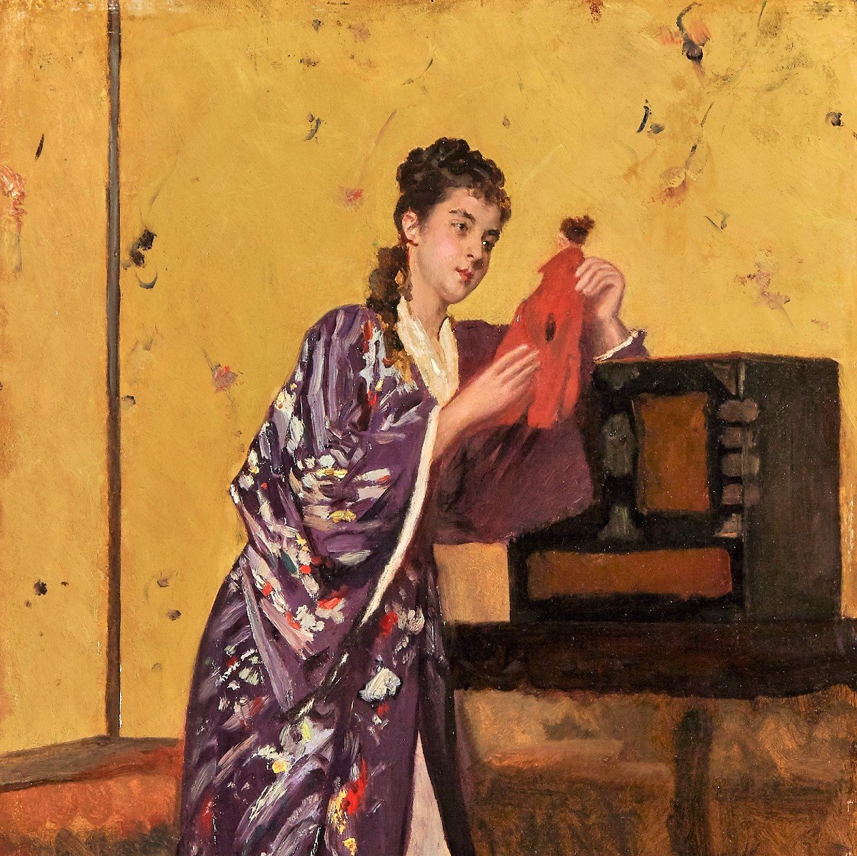Le Kimono par Gustave  De Jonghe