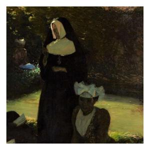 Fournier Hippolyte (1853-1926)+ Promenade de Dimanche