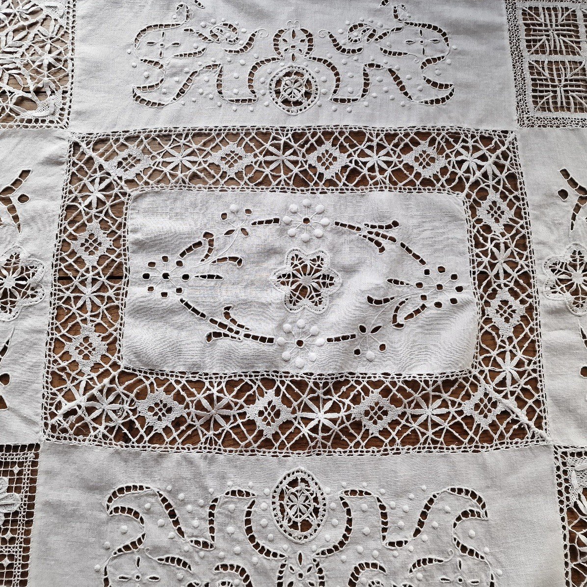 Niii Hand Made Tablecloth - Lace, Embroidery And Lace - White-photo-4