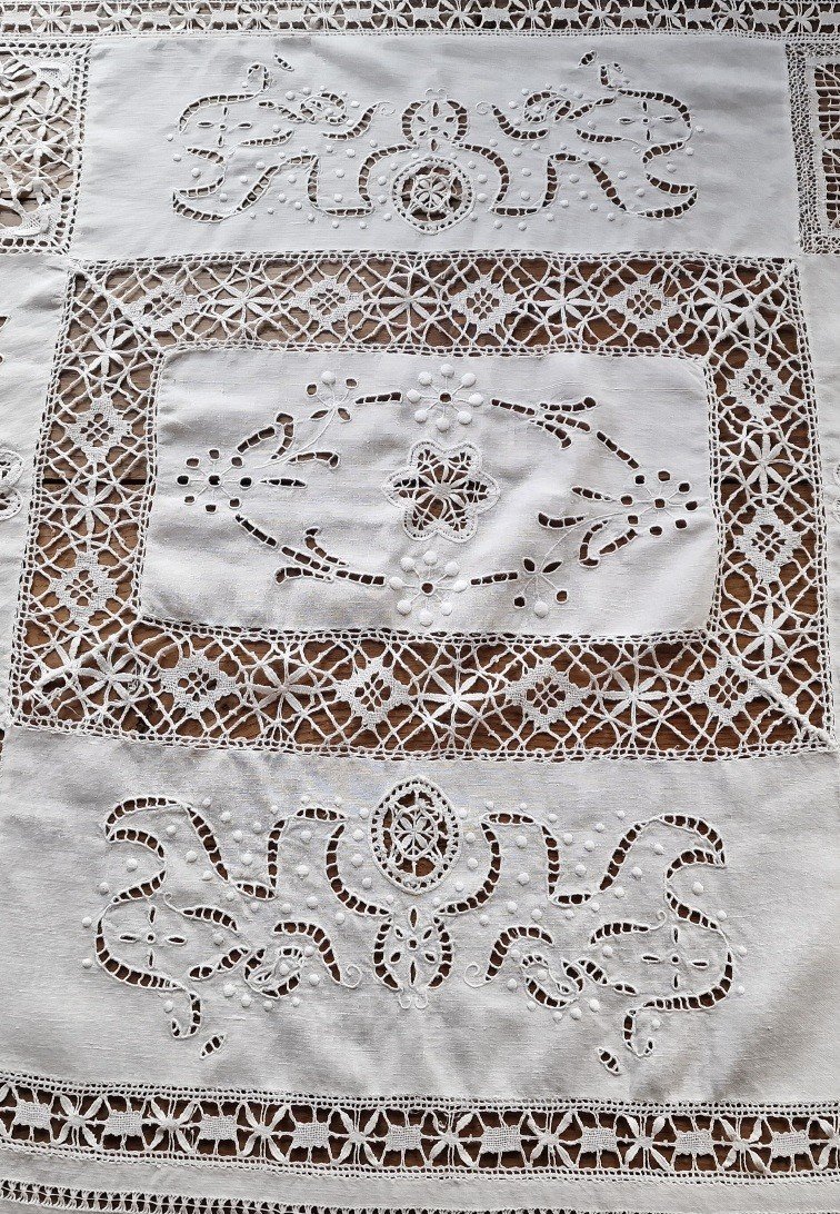 Niii Hand Made Tablecloth - Lace, Embroidery And Lace - White-photo-1