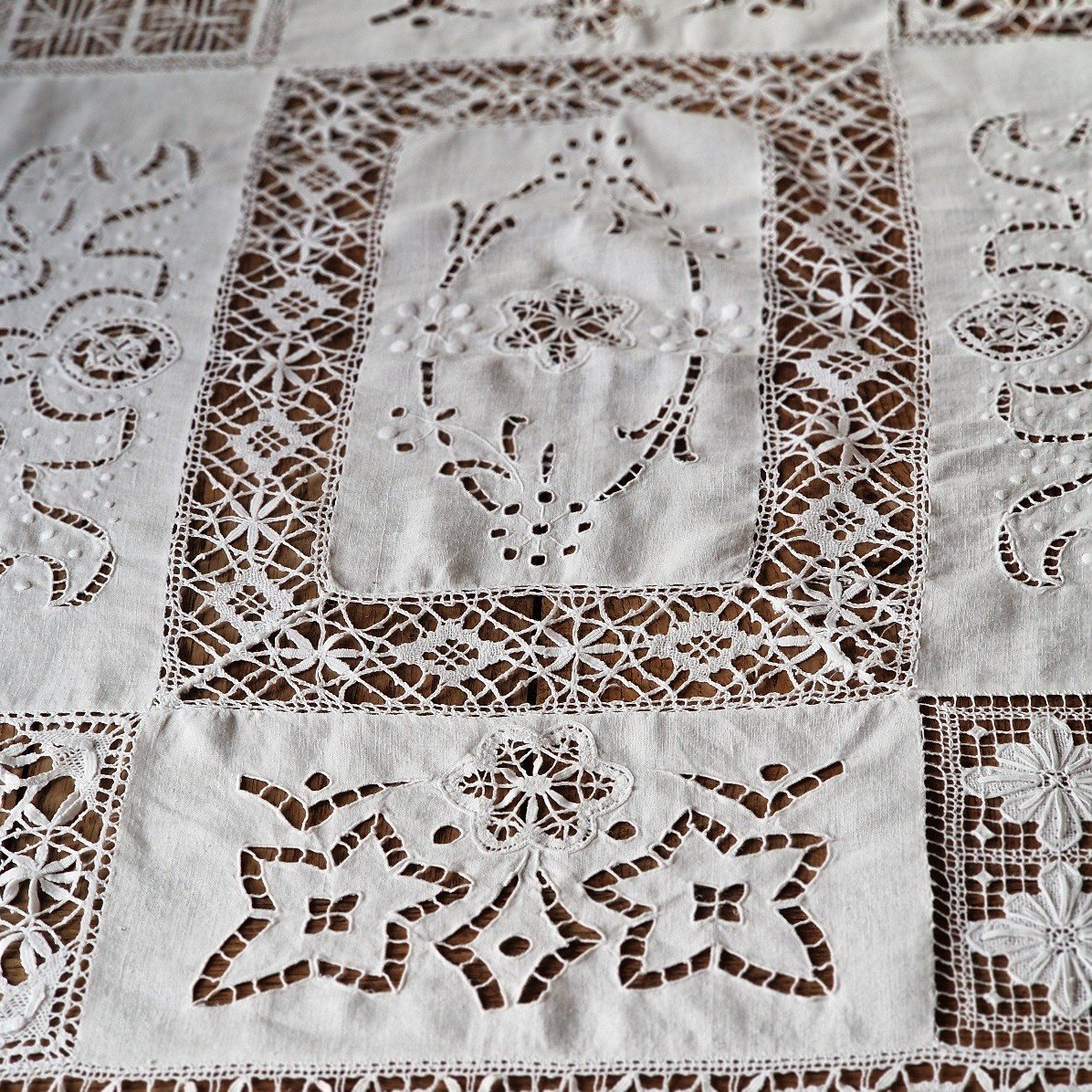 Niii Hand Made Tablecloth - Lace, Embroidery And Lace - White-photo-2