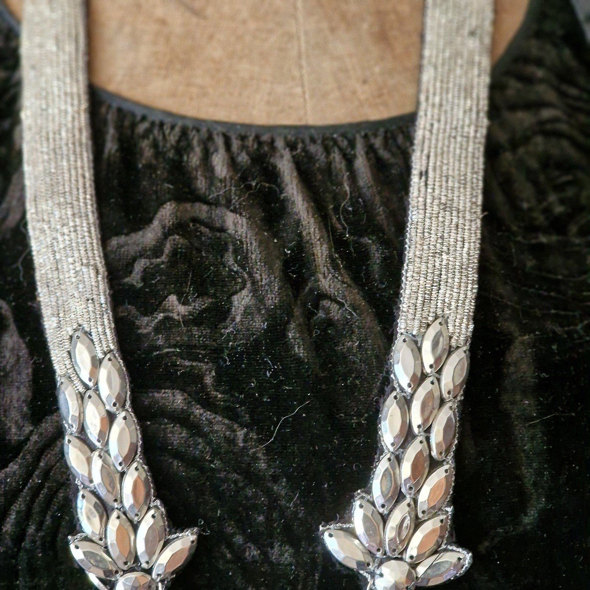 Couture Jewelry - Rhinestones - 1930 - Good Condition-photo-2