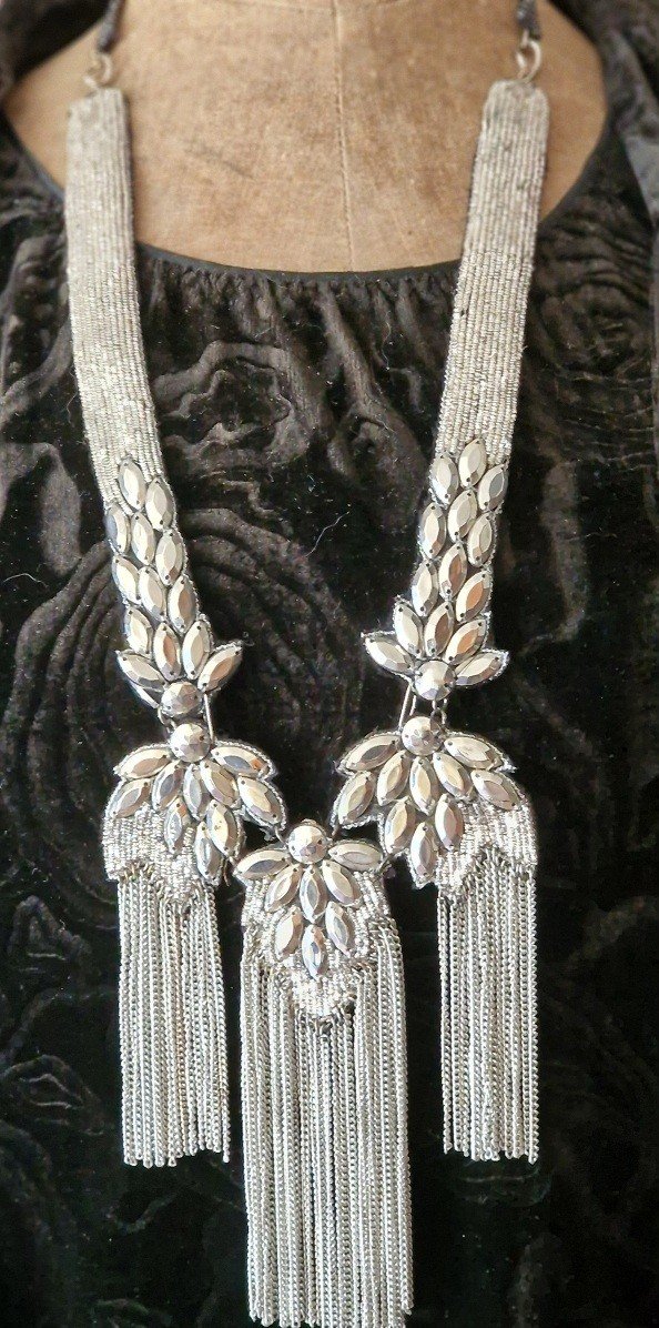 Couture Jewelry - Rhinestones - 1930 - Good Condition