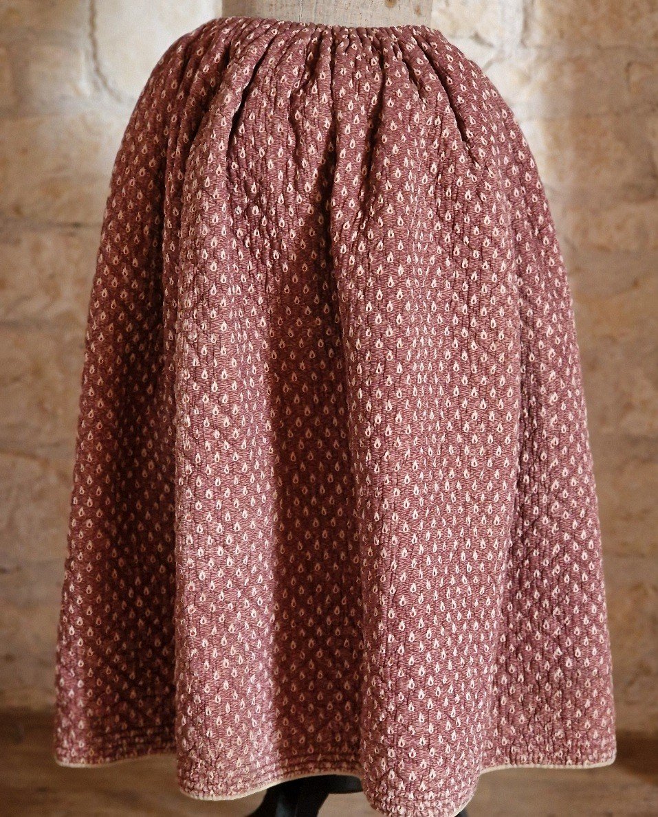 Pique Provence Petticoat - Circa 1860-photo-3