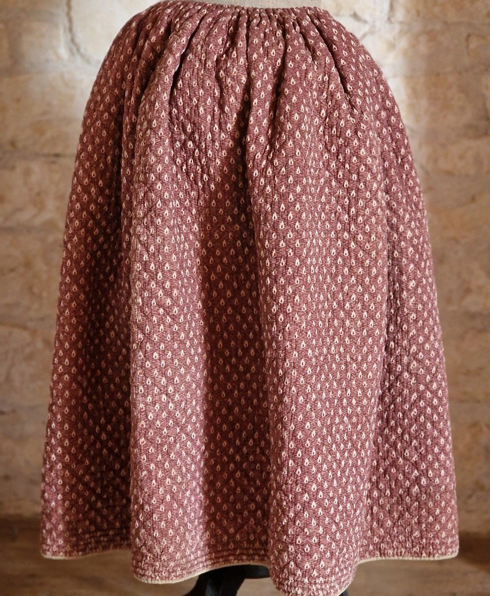 Pique Provence Petticoat - Circa 1860