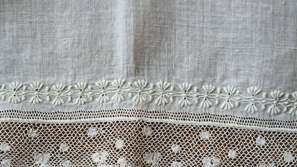 Baptist Wedding Handkerchief - Monogram "jg" Under Count's Crown-photo-4
