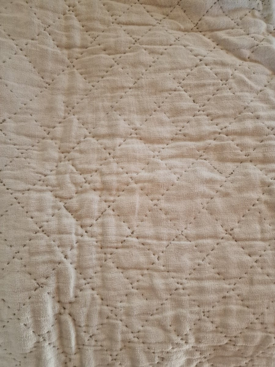 Set Of Three Pieces Of Printed Canvas - (indian) - 19th Century-photo-2