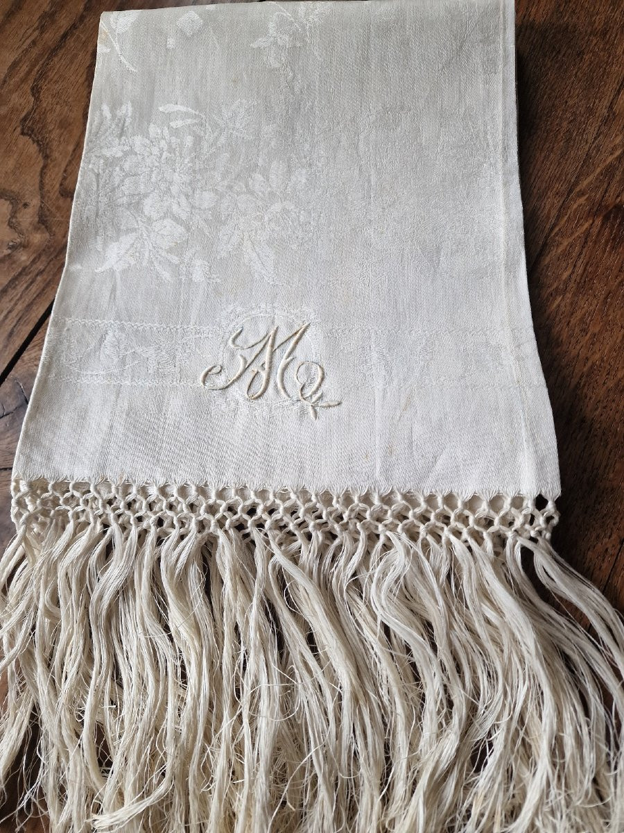 Guest Towel - Niii - Linen Damascus --photo-2