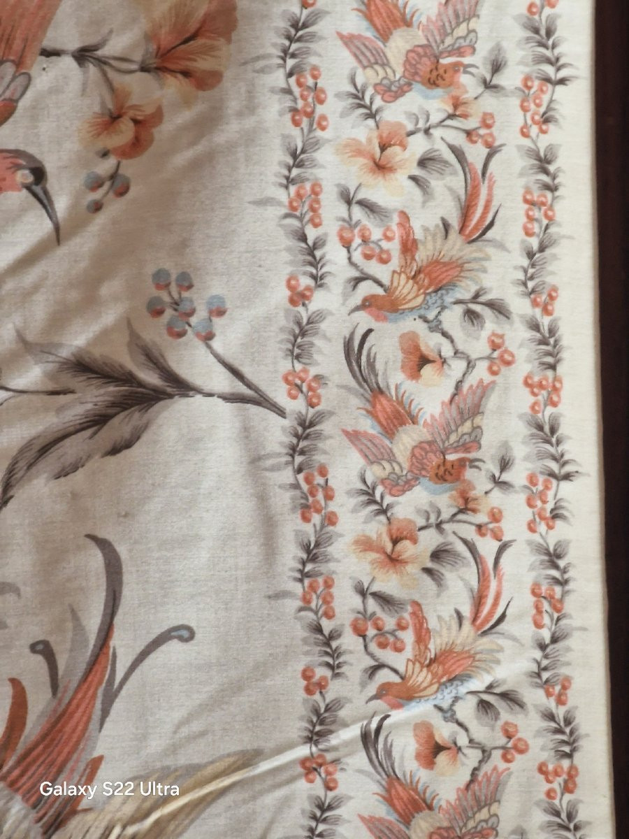 DEUXIEME PAIRE DE RIDEAUX COTON IMPRIME (identique a la première)-photo-3