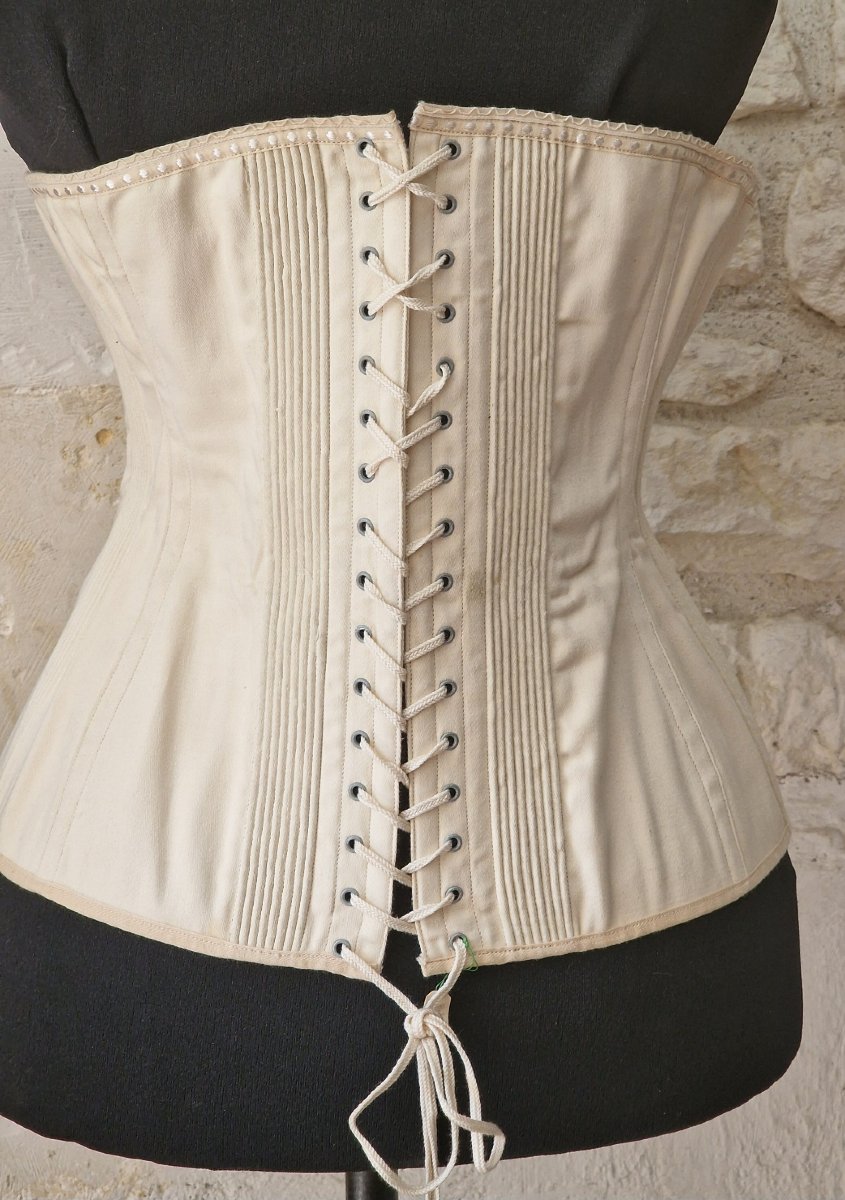 Corset Vintage Vers 1880/1900-photo-2