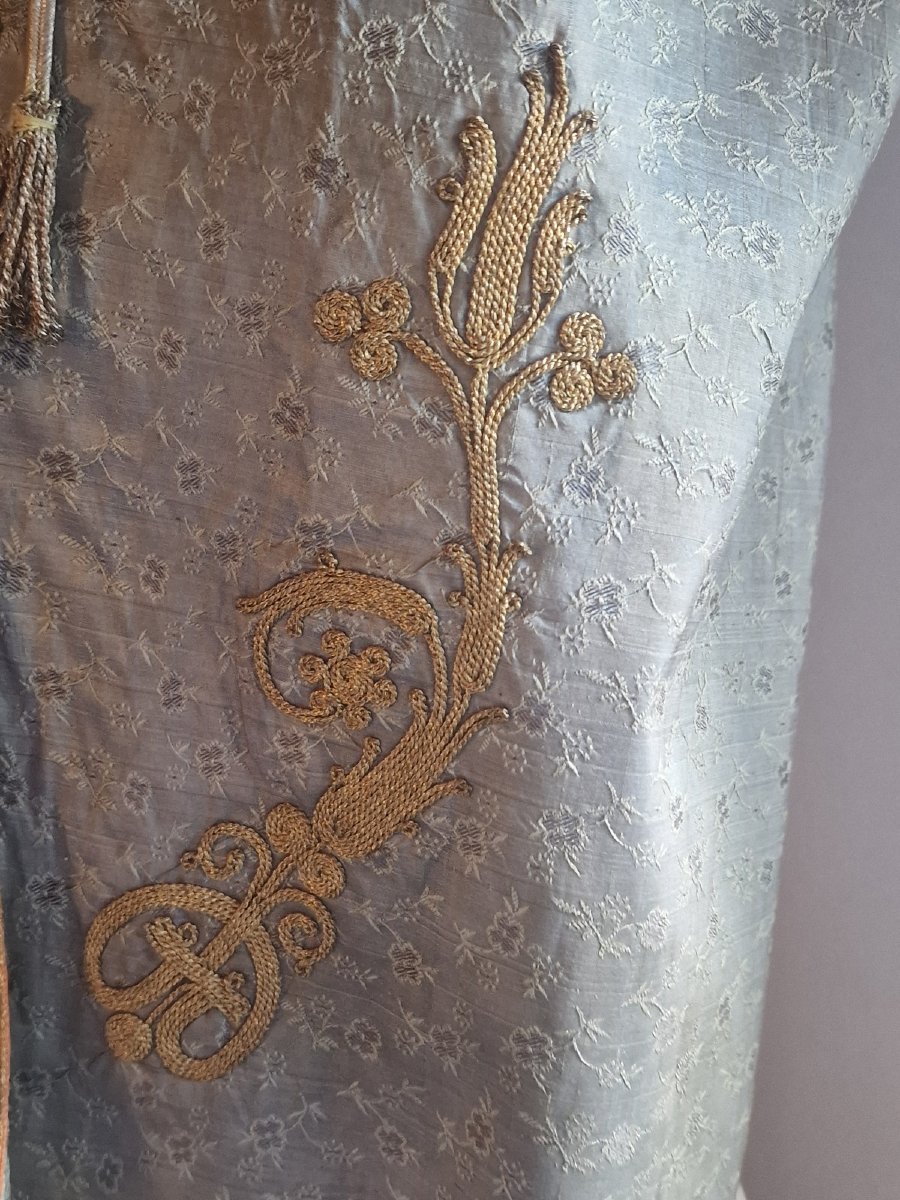  VESTE EN SOIE VERT AMANDE - STYLE OTTOMAN  - XIXème-photo-4