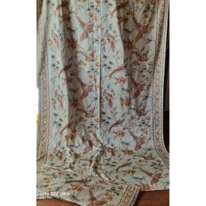 DEUXIEME PAIRE DE RIDEAUX COTON IMPRIME (identique a la première)