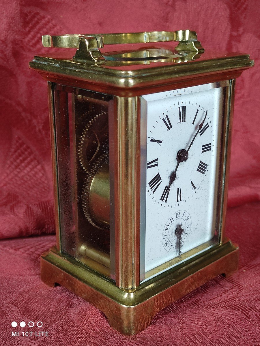 Brass And  Bronze Officer's   Clock-photo-2