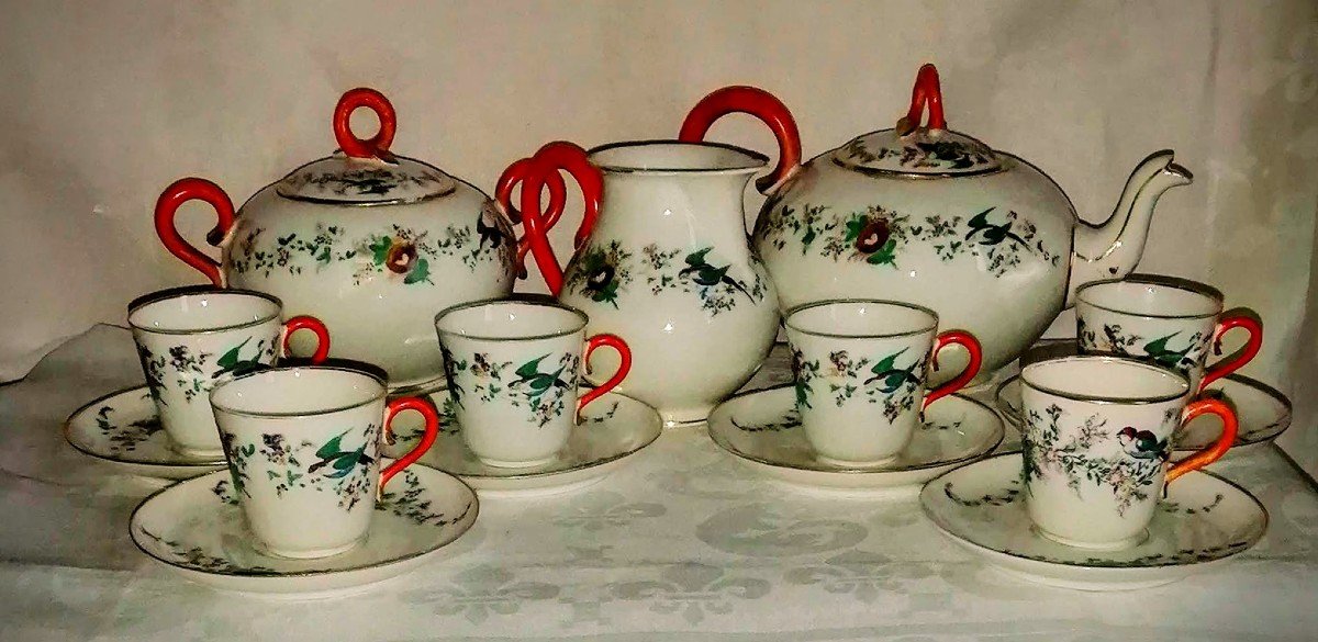 Service à Café Porcelaine De Paris XIXème 