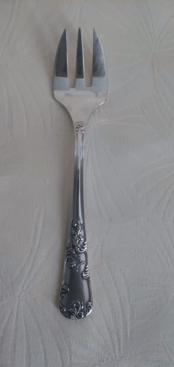 12 Louis XV Style Oyster Forks Silver Plated Metal "cailard Bayard"-photo-3