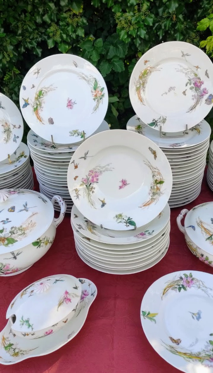 Service  de  Vaisselle   19ème   Porcelaine Limoges  Haviland 96   Pièces-photo-1