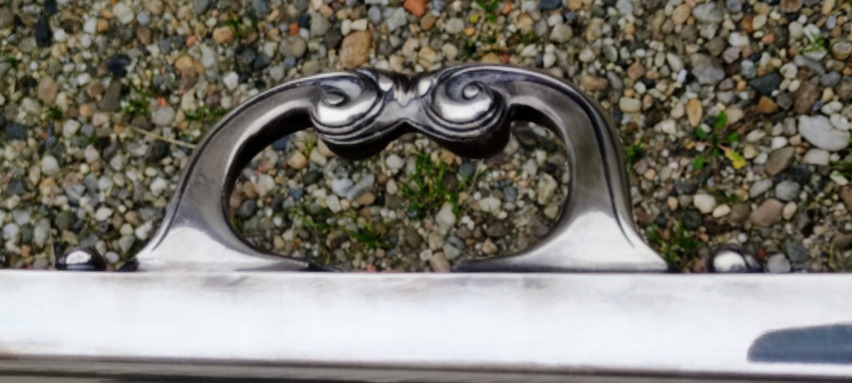 Boulenger   Plateau  à  Anses  Métal  Argenté -photo-1