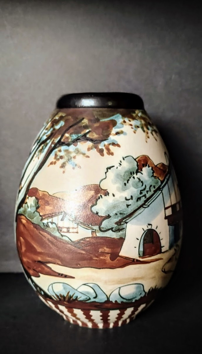 Ciboure Ceramic Vase By Madeleine Moreau-photo-4