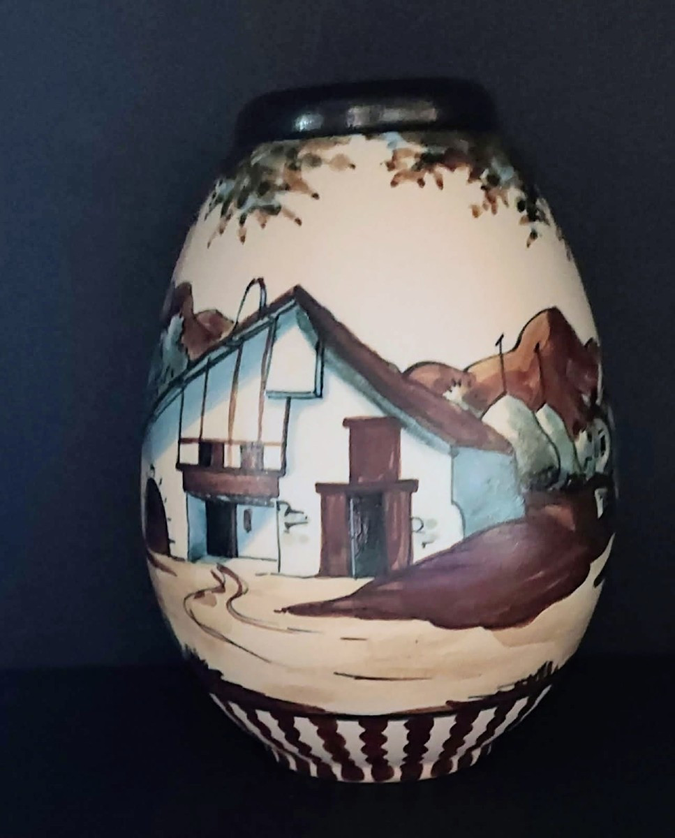 Ciboure Ceramic Vase By Madeleine Moreau-photo-2