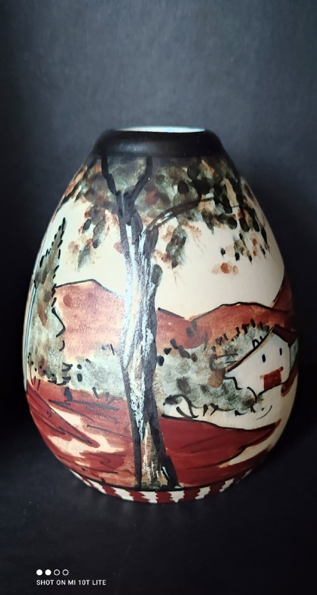 Ciboure Ceramic Vase By Madeleine Moreau-photo-1