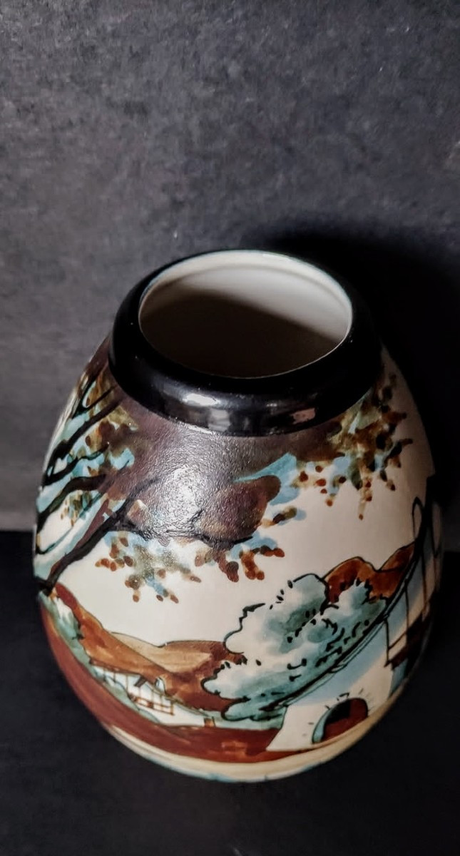 Ciboure Ceramic Vase By Madeleine Moreau-photo-3