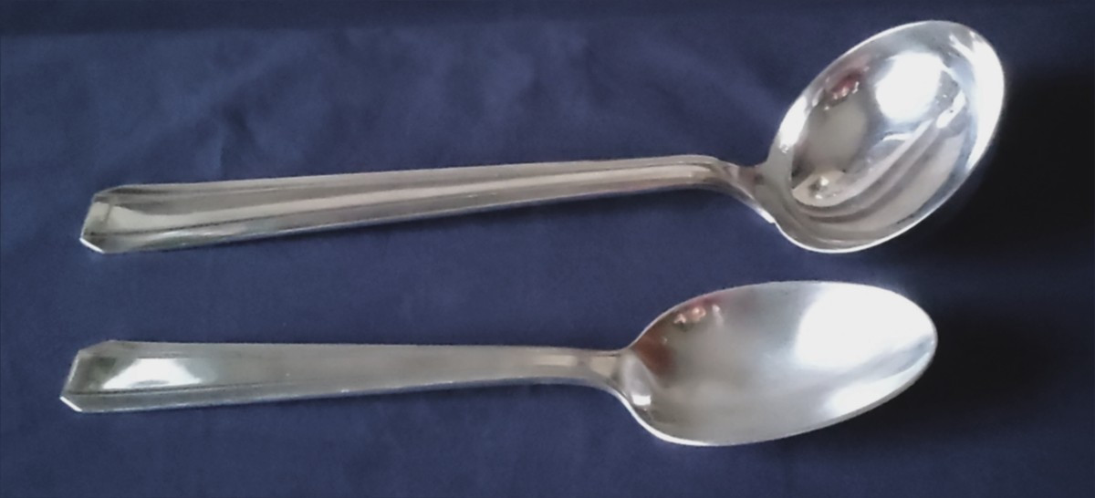 Apollo 74-piece Silver-plated Flatware Set, Art Deco Style-photo-2