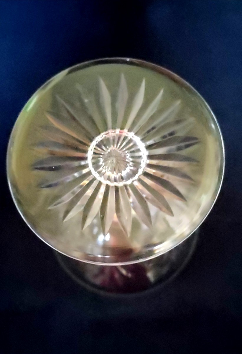 Coupes  à  Champagne  Cristal  Val  Saint  Lambert  Modèle  Eurydice -photo-2